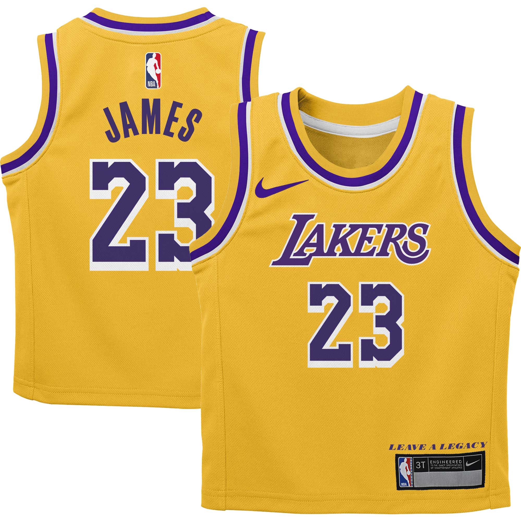 Official Los Angeles Lakers infant los angeles lakers lebron james nike gold swingman player jersey – icon edition | Lakers Shop