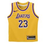 Official Los Angeles Lakers infant los angeles lakers lebron james nike gold swingman player jersey – icon edition | Lakers Shop