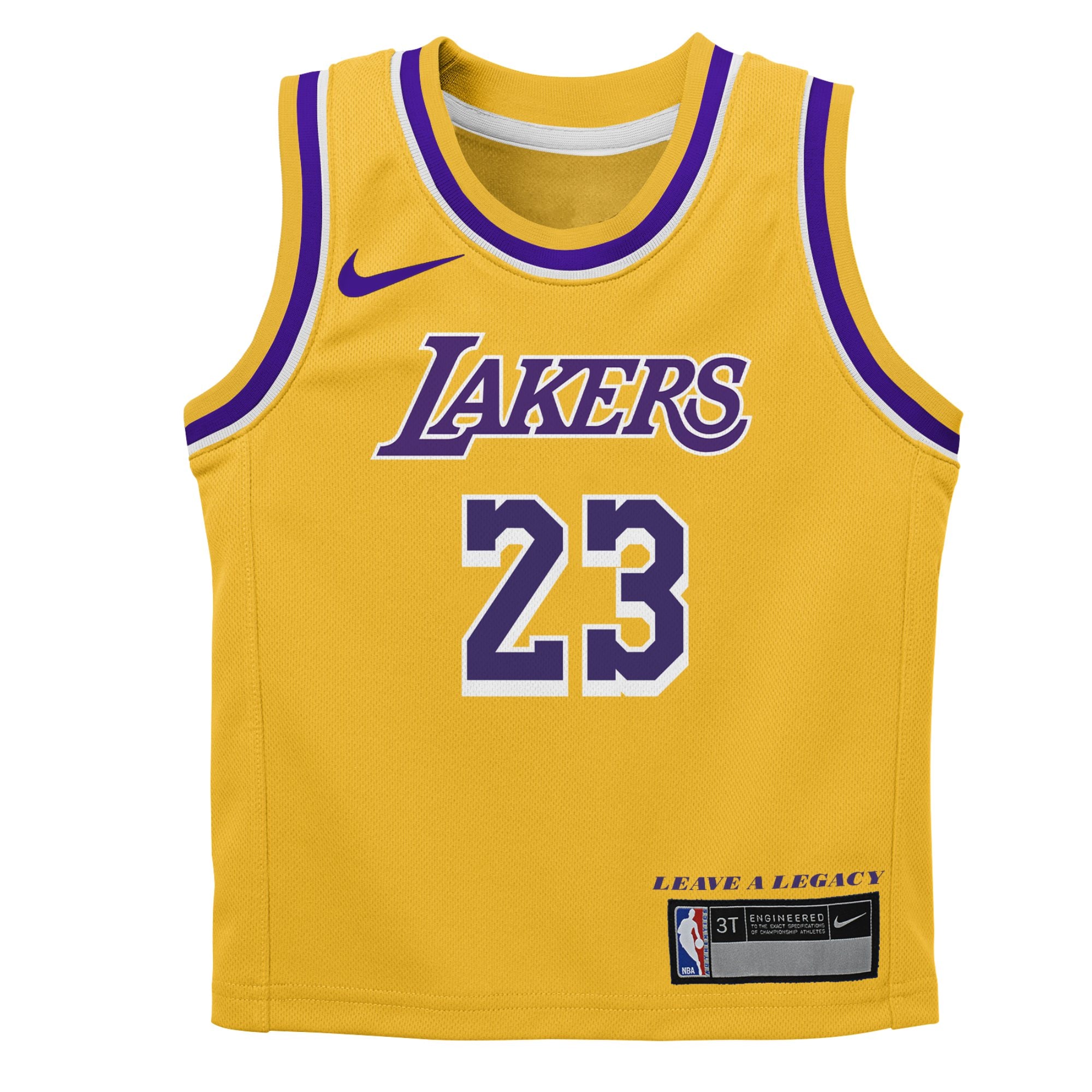 Official Los Angeles Lakers infant los angeles lakers lebron james nike gold swingman player jersey – icon edition | Lakers Shop