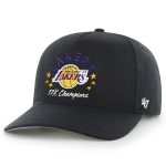 Official Los Angeles Lakers mens los angeles lakers 47 black champs global star hitch adjustable hat | Lakers Shop