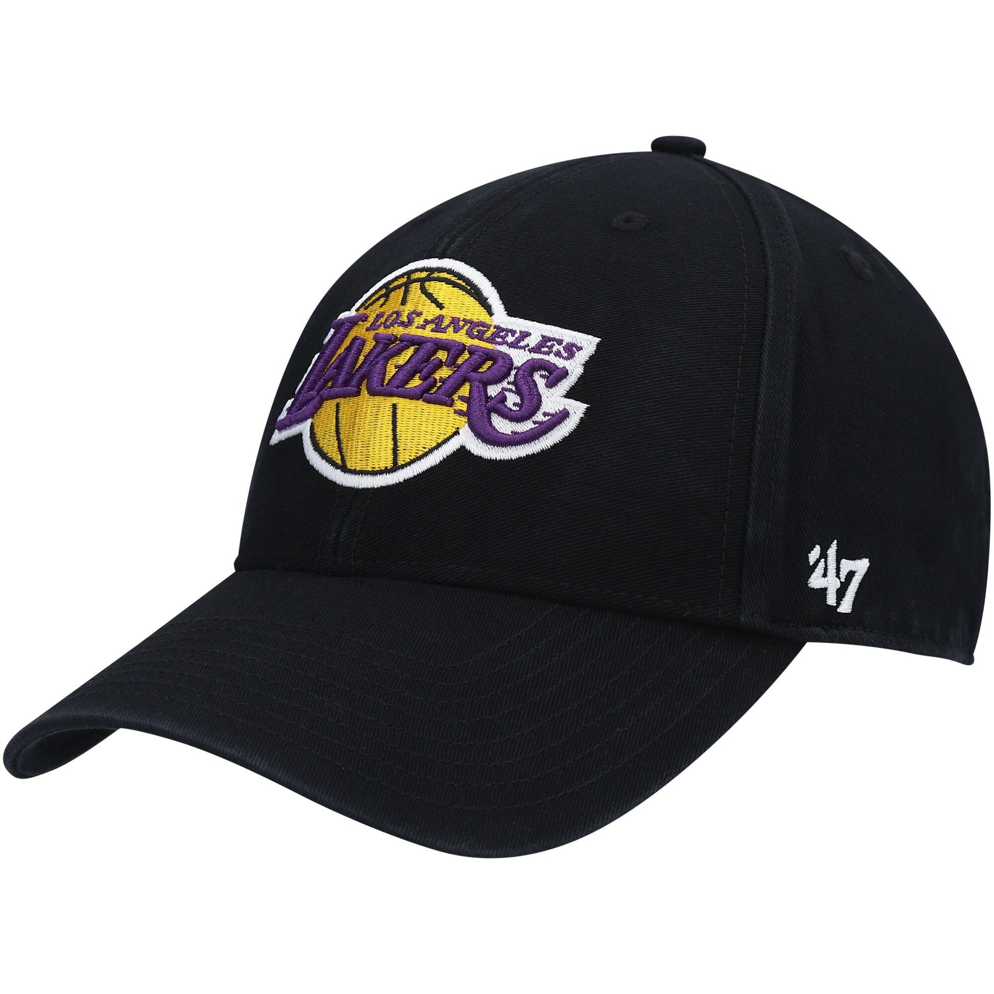 Official Los Angeles Lakers mens los angeles lakers 47 black mvp legend adjustable hat | Lakers Shop