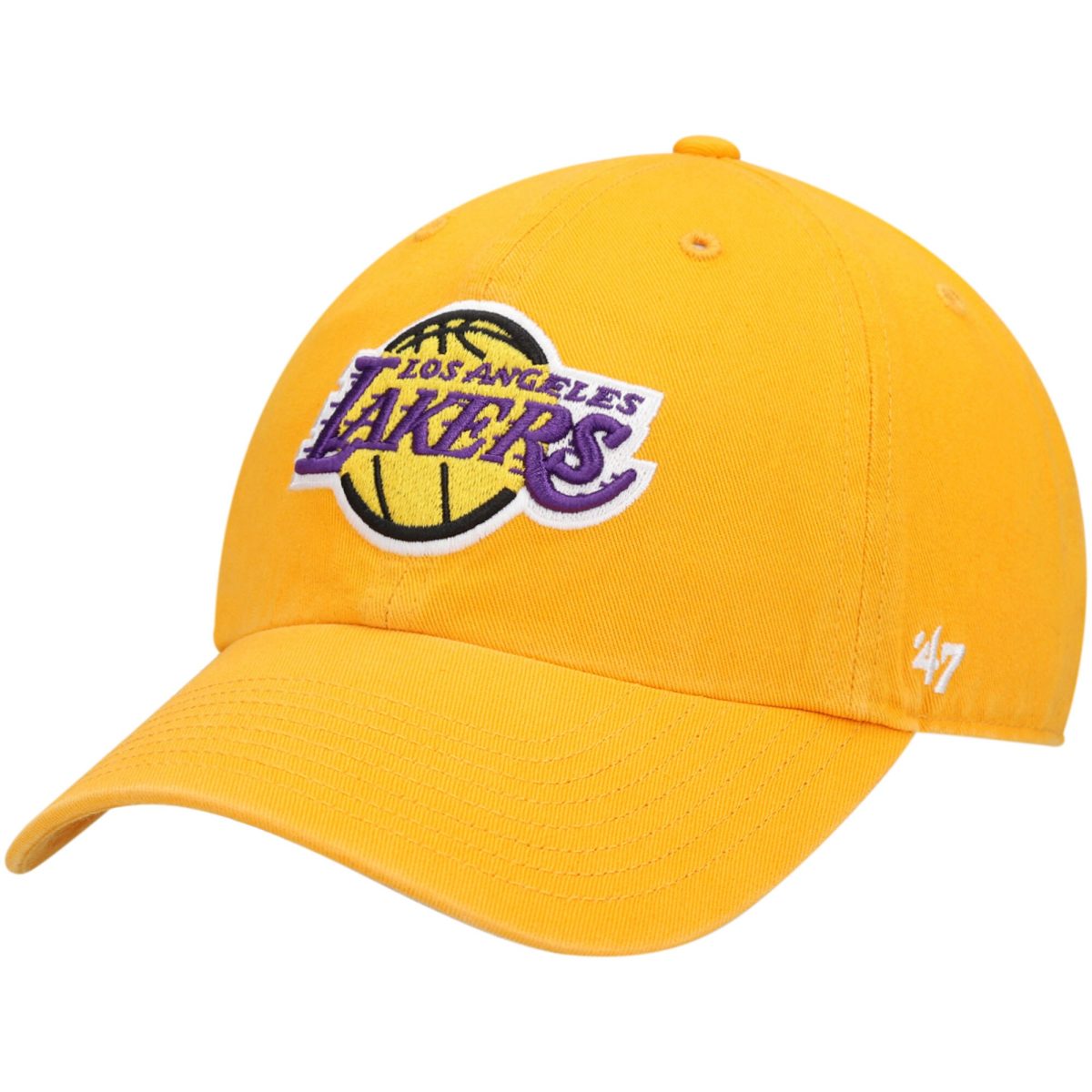 Official Los Angeles Lakers mens los angeles lakers 47 gold clean up adjustable hat | Lakers Shop