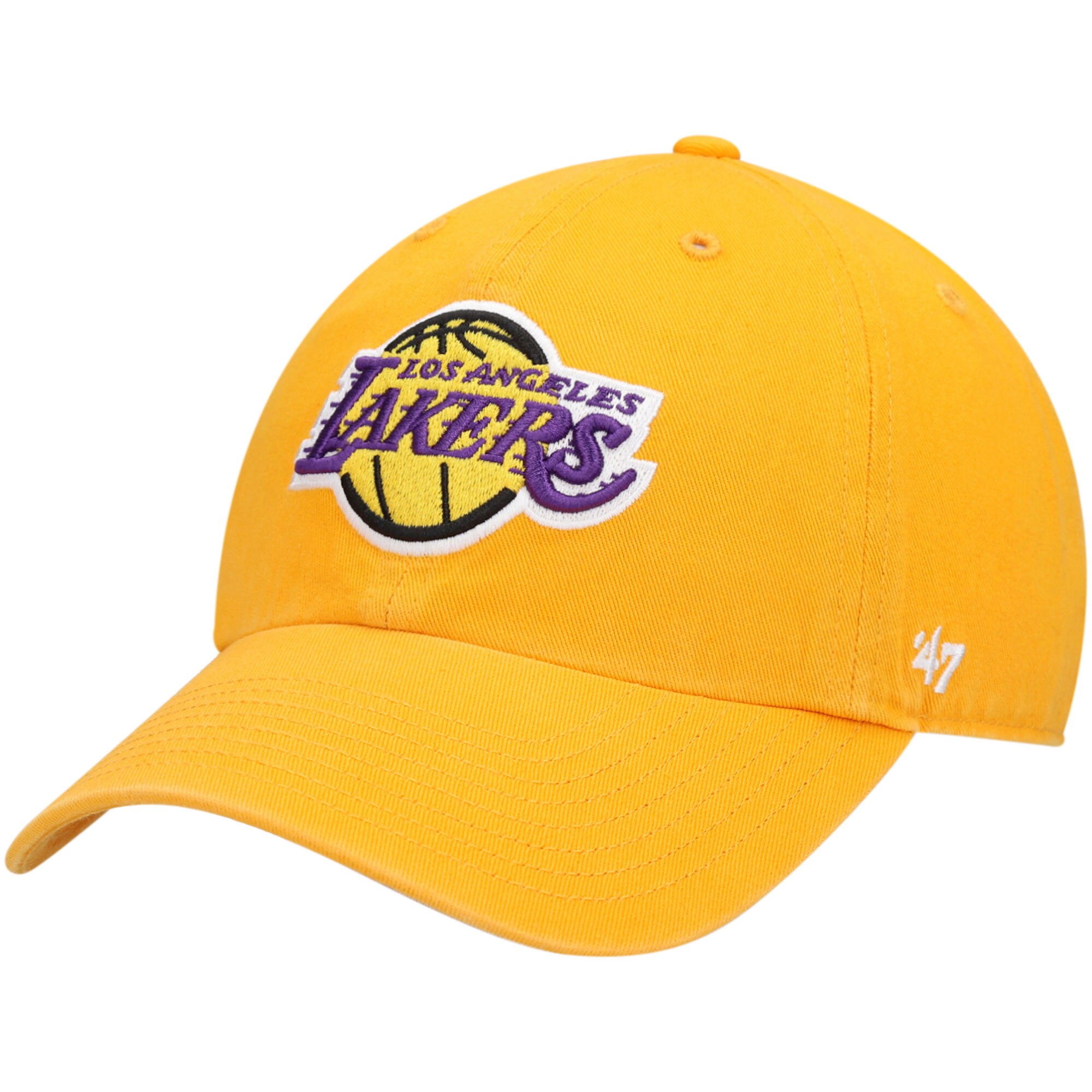 Official Los Angeles Lakers mens los angeles lakers 47 gold clean up adjustable hat | Lakers Shop