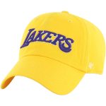 Official Los Angeles Lakers mens los angeles lakers 47 gold core wordmark clean up adjustable hat | Lakers Shop