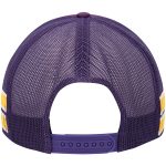 Official Los Angeles Lakers mens los angeles lakers 47 purple sidebrand stripes trucker adjustable hat | Lakers Shop