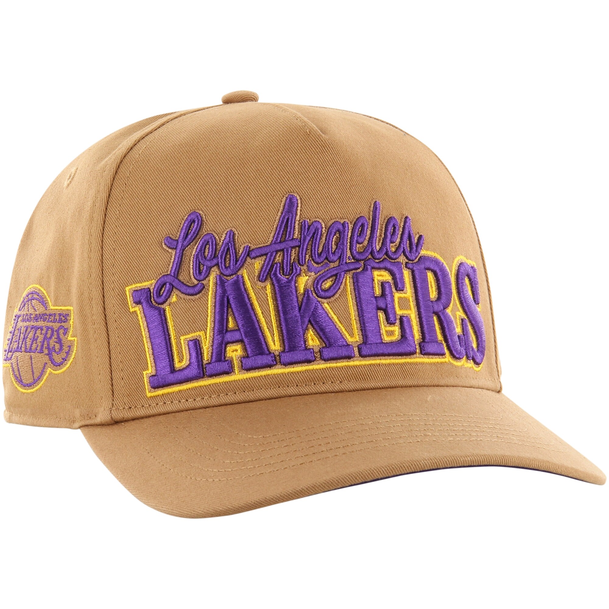 Official Los Angeles Lakers mens los angeles lakers 47 tan barnes hitch adjustable hat | Lakers Shop
