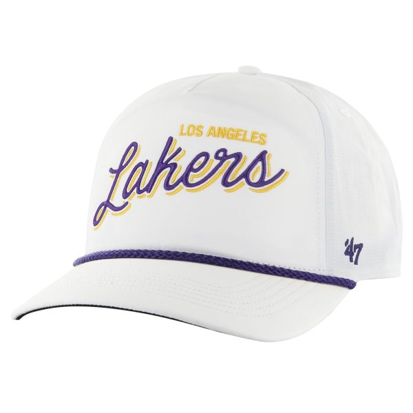 Official Los Angeles Lakers mens los angeles lakers 47 white fairway hitch brrr adjustable hat | Lakers Shop