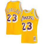 Official Los Angeles Lakers mens los angeles lakers cedric ceballos mitchell  ness gold 199495 hardwood classics swingman jersey | Lakers Shop