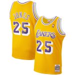 Official Los Angeles Lakers mens los angeles lakers ed jones mitchell  ness gold 199495 hardwood classics swingman jersey | Lakers Shop