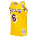 Official Los Angeles Lakers mens los angeles lakers eddie jones mitchell  ness gold 199697 hardwood classics swingman jersey | Lakers Shop