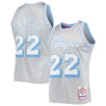 Official Los Angeles Lakers mens los angeles lakers elgin baylor silver mitchell  ness 75th anniversary 196061 hardwood classics swingman jersey | Lakers Shop