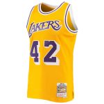 Official Los Angeles Lakers mens los angeles lakers james worthy mitchell  ness gold 198485 hardwood classics swingman jersey | Lakers Shop