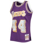 Official Los Angeles Lakers mens los angeles lakers jerry west mitchell  ness purple 197172 hardwood classics nba 75th anniversary diamond swingman jersey | Lakers Shop
