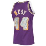 Official Los Angeles Lakers mens los angeles lakers jerry west mitchell  ness purple 197172 hardwood classics nba 75th anniversary diamond swingman jersey | Lakers Shop