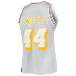 Official Los Angeles Lakers mens los angeles lakers jerry west silver mitchell  ness 75th anniversary 197172 hardwood classics swingman jersey | Lakers Shop