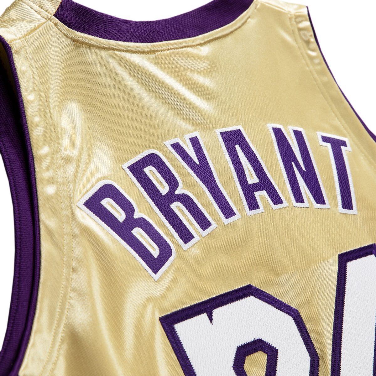 Official Los Angeles Lakers mens los angeles lakers kobe bryant mitchell  ness gold hall of fame class of 2020 24 authentic hardwood classics jersey | Lakers Shop
