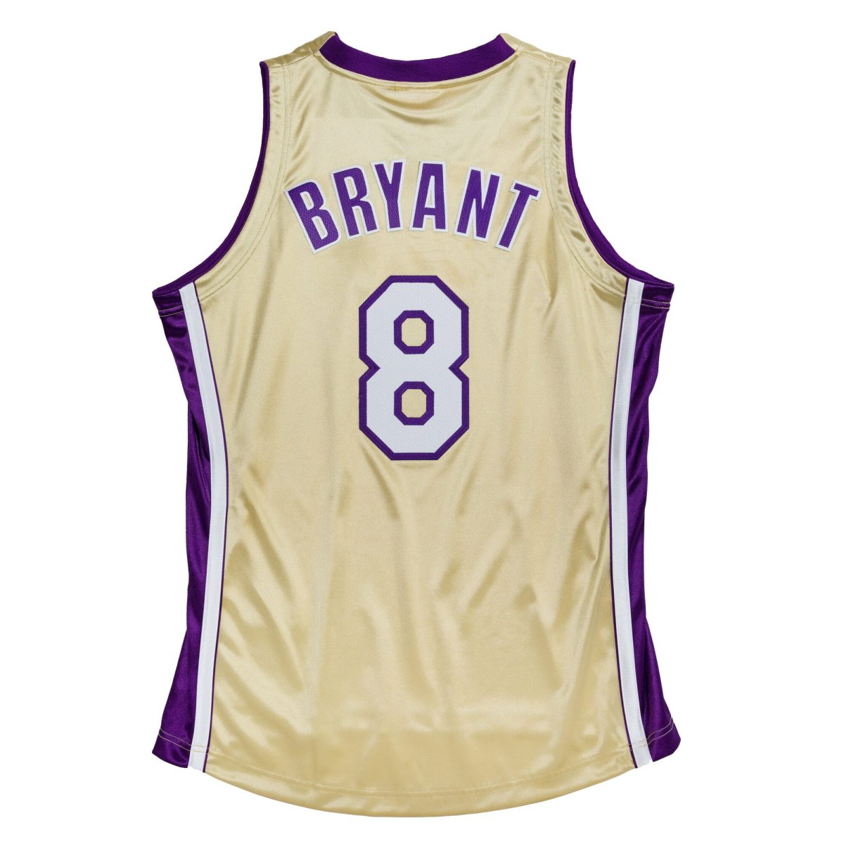 Official Los Angeles Lakers mens los angeles lakers kobe bryant mitchell  ness gold hall of fame class of 2020 8 authentic jersey | Lakers Shop