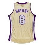 Official Los Angeles Lakers mens los angeles lakers kobe bryant mitchell  ness gold hall of fame class of 2020 8 authentic jersey | Lakers Shop