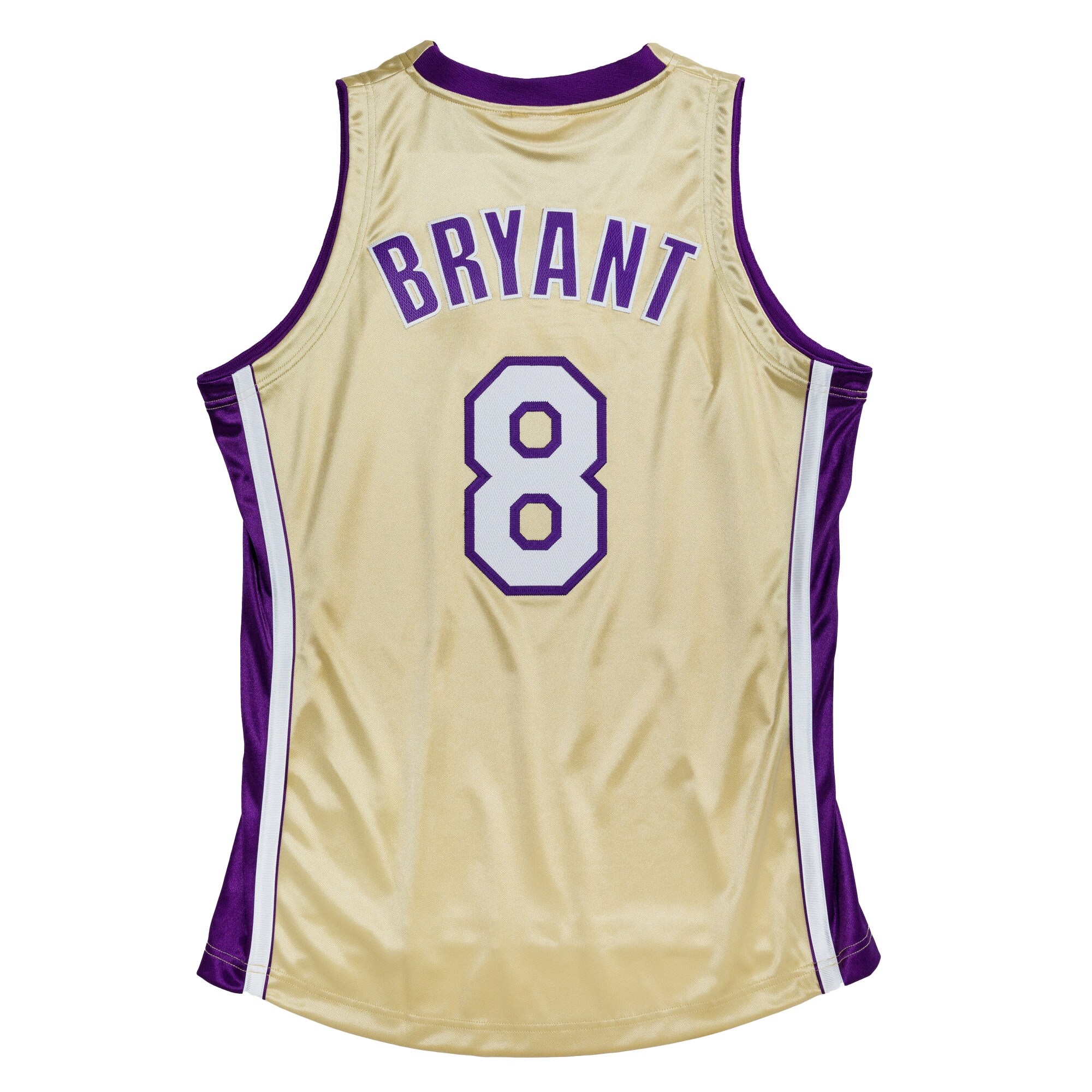 Official Los Angeles Lakers mens los angeles lakers kobe bryant mitchell  ness gold hall of fame class of 2020 8 authentic jersey | Lakers Shop
