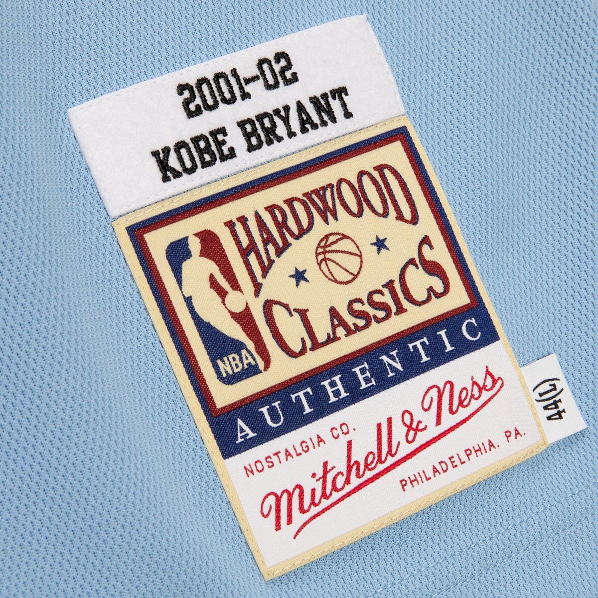 Official Los Angeles Lakers mens los angeles lakers kobe bryant mitchell  ness powder blue 200102 hardwood classics authentic player jersey | Lakers Shop