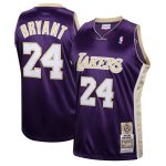 Official Los Angeles Lakers mens los angeles lakers kobe bryant mitchell  ness purple hall of fame class of 2020 24 authentic hardwood classics jersey | Lakers Shop