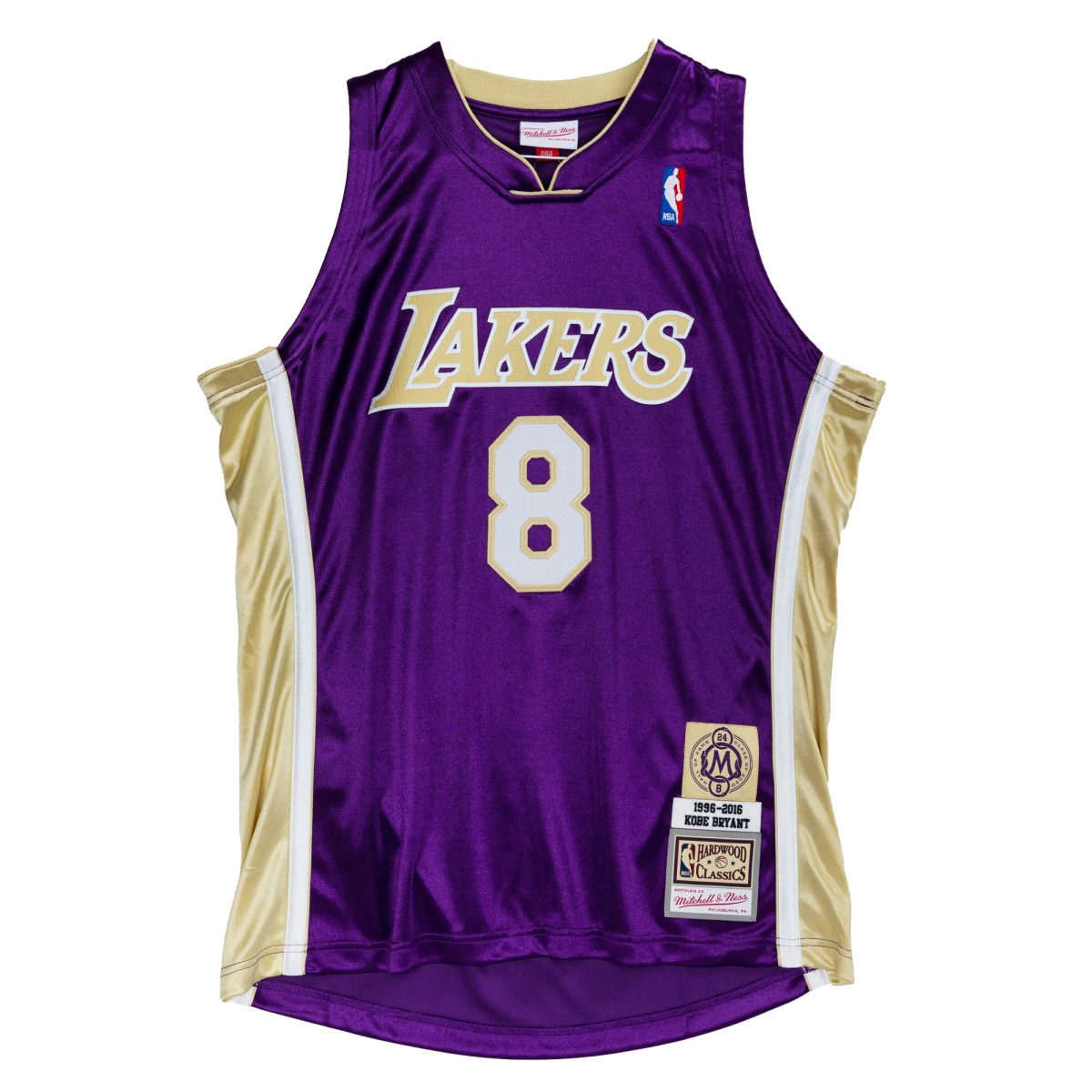 Official Los Angeles Lakers mens los angeles lakers kobe bryant mitchell  ness purple hall of fame class of 2020 8 authentic jersey | Lakers Shop