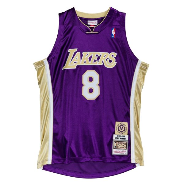 Official Los Angeles Lakers mens los angeles lakers kobe bryant mitchell  ness purple hall of fame class of 2020 8 authentic jersey | Lakers Shop