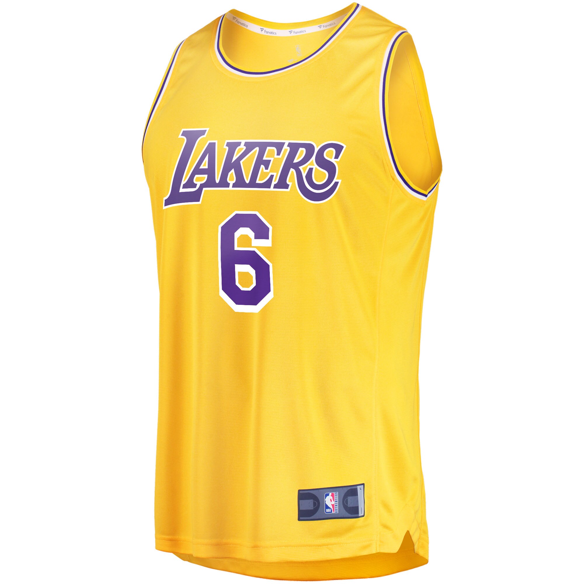 Official Los Angeles Lakers mens los angeles lakers lebron james fanatics gold 202122 fast break replica jersey – icon edition | Lakers Shop