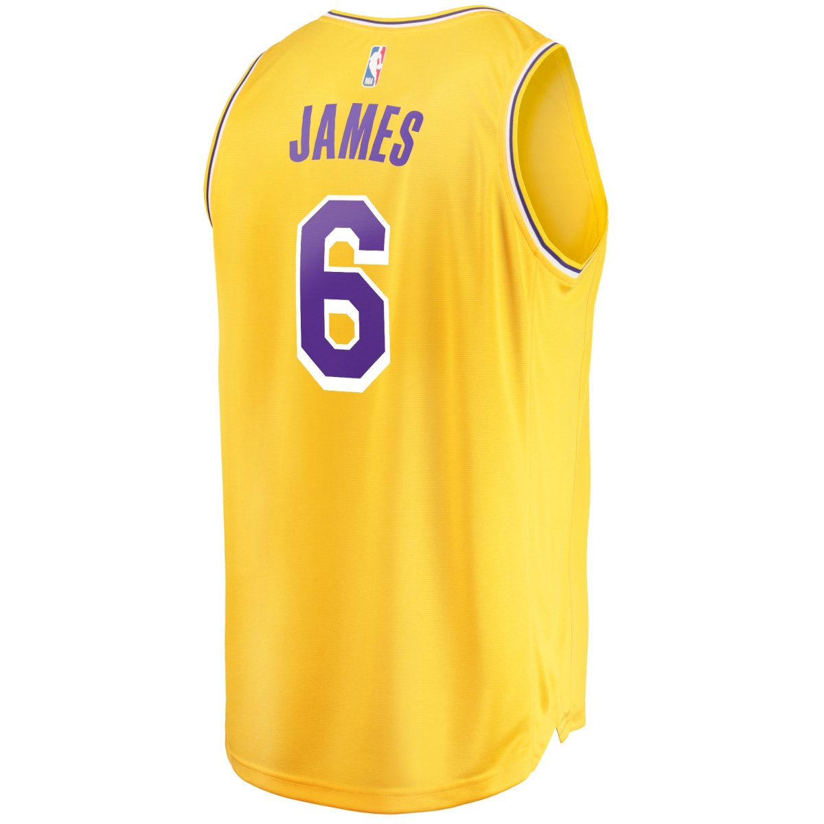 Official Los Angeles Lakers mens los angeles lakers lebron james fanatics gold 6 fast break replica player jersey – icon edition | Lakers Shop