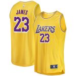 Official Los Angeles Lakers mens los angeles lakers lebron james fanatics gold big  tall fast break player jersey – icon edition | Lakers Shop