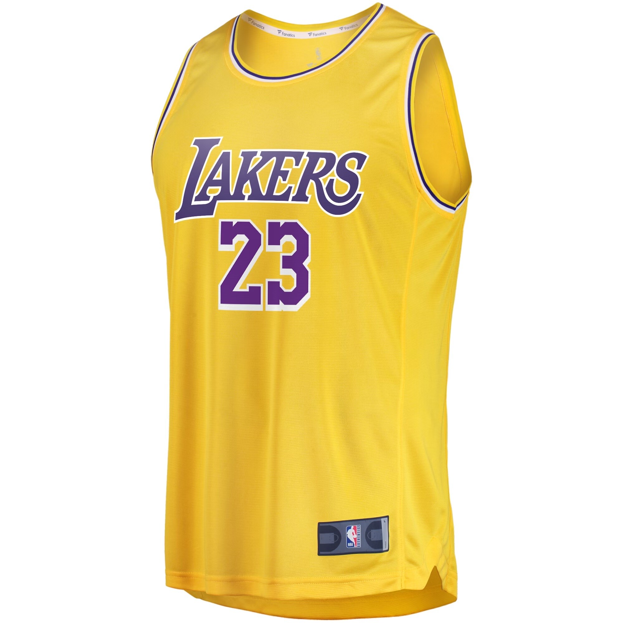 Official Los Angeles Lakers mens los angeles lakers lebron james fanatics gold big  tall fast break player jersey – icon edition | Lakers Shop