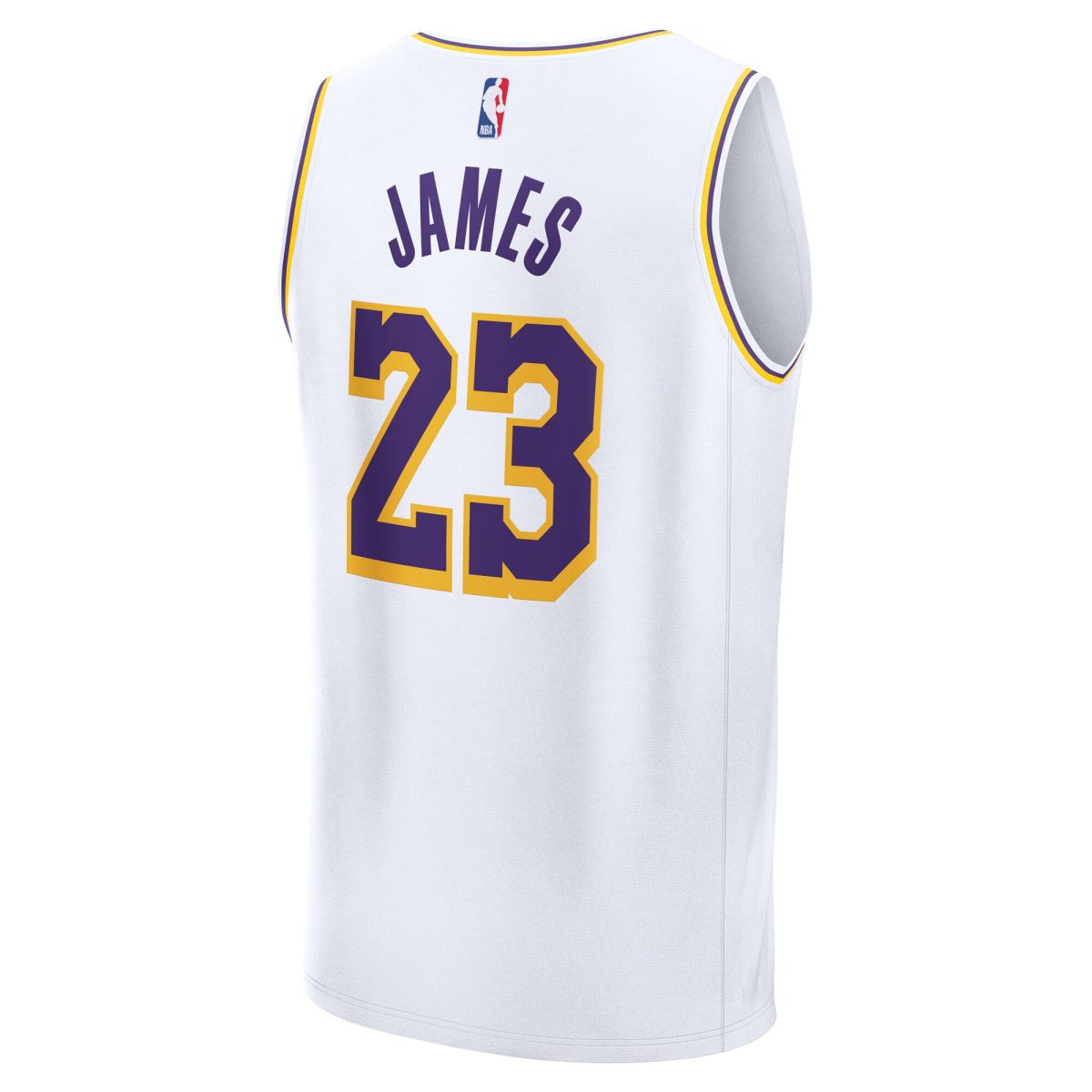 Official Los Angeles Lakers mens los angeles lakers lebron james fanatics white fast break replica player jersey – association edition 201291326 | Lakers Shop