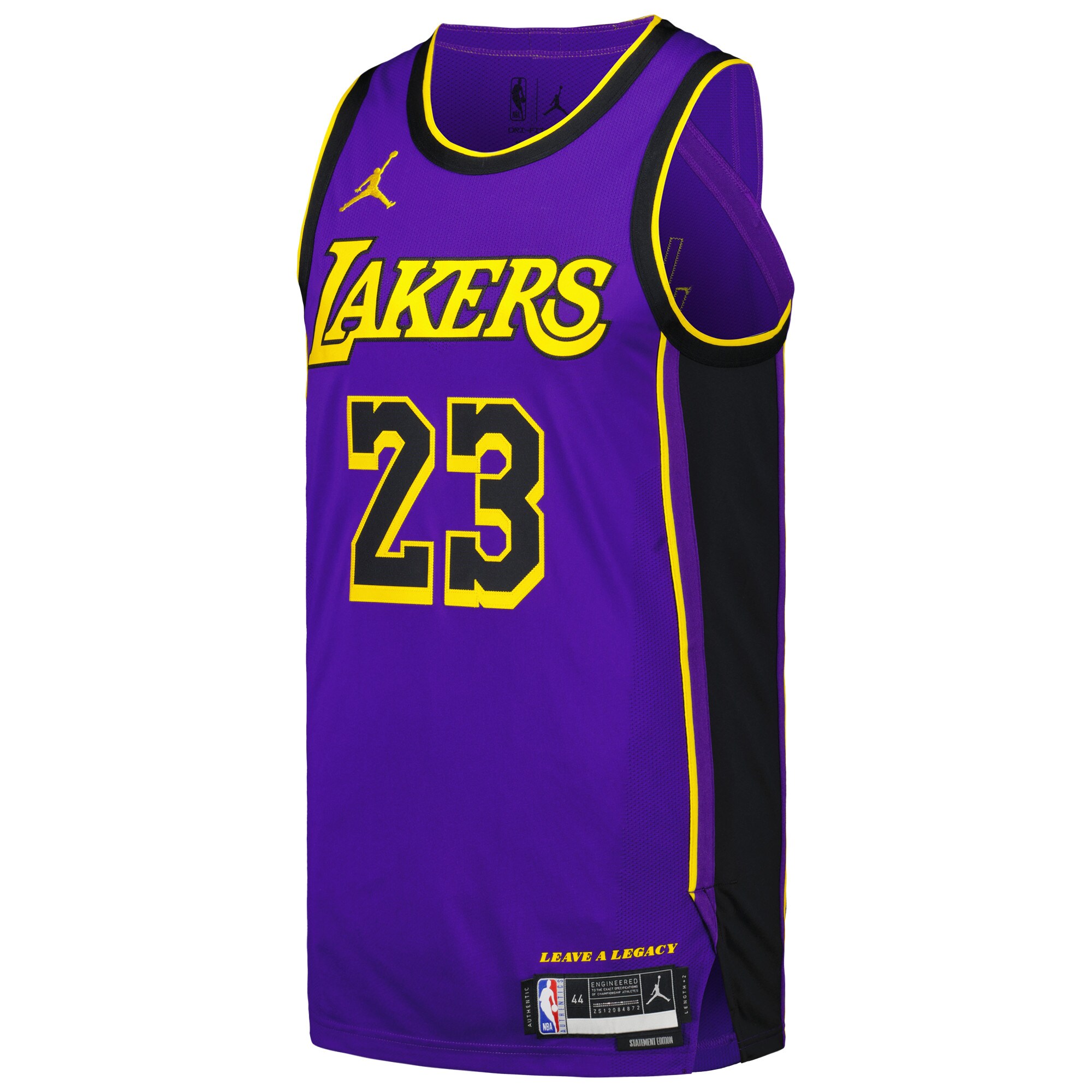 Official Los Angeles Lakers mens los angeles lakers lebron james jordan brand purple authentic player jersey – statement edition | Lakers Shop