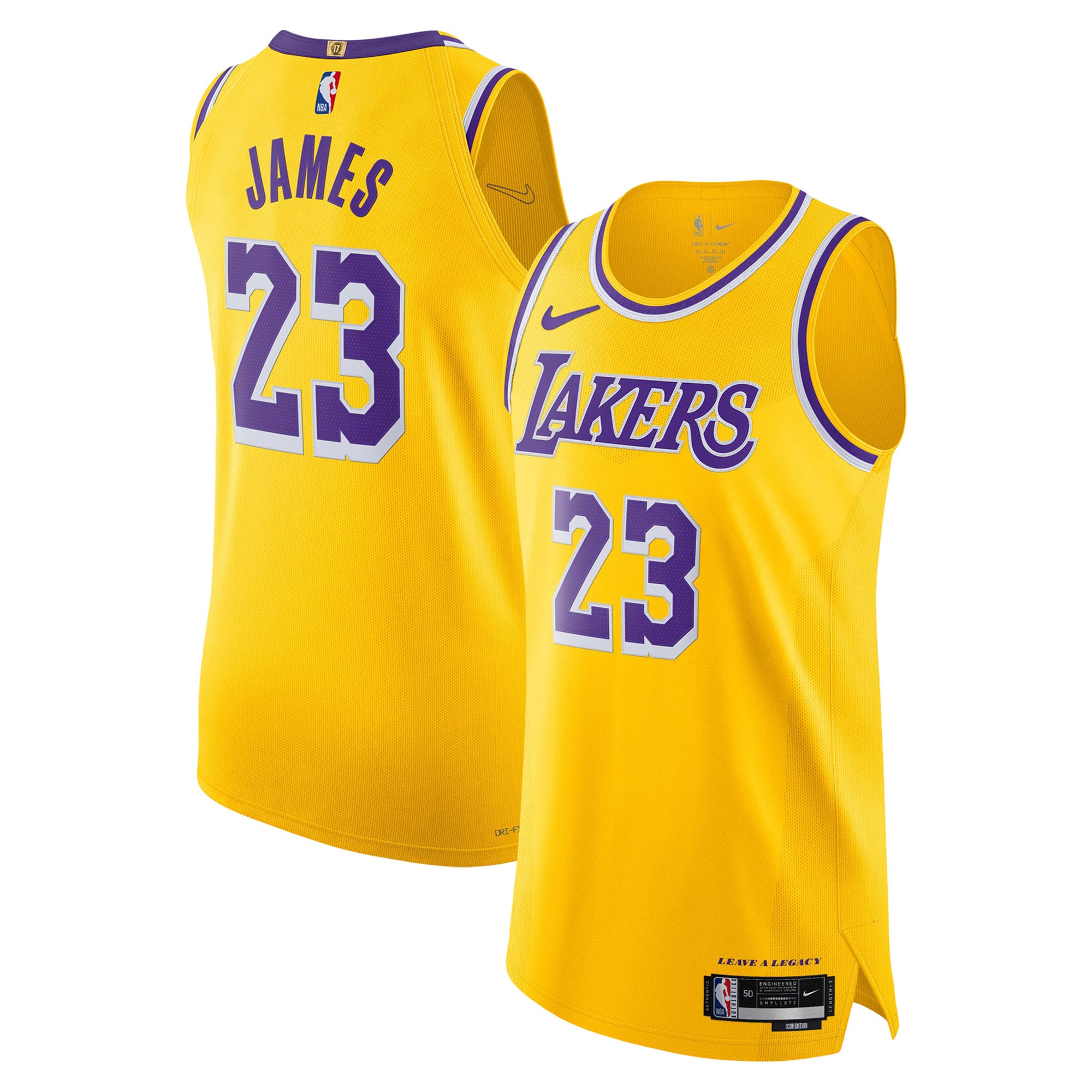 Official Los Angeles Lakers mens los angeles lakers lebron james nike gold icon edition – icon edition | Lakers Shop