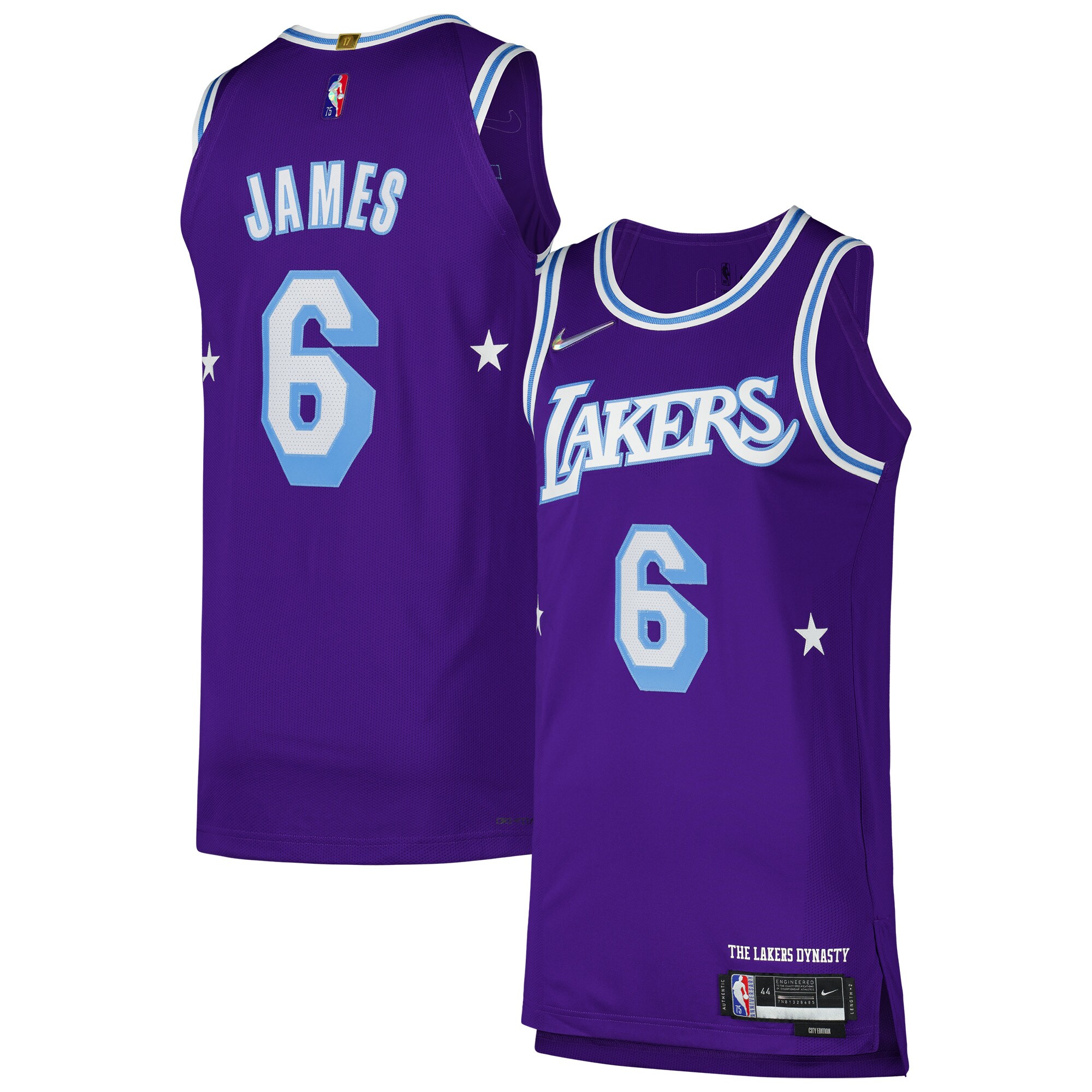 Official Los Angeles Lakers mens los angeles lakers lebron james nike purple authentic player jersey – city edition | Lakers Shop