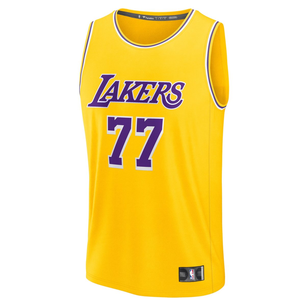 Official Los Angeles Lakers mens los angeles lakers luka dončić fanatics gold fast break replica player jersey – icon edition | Lakers Shop
