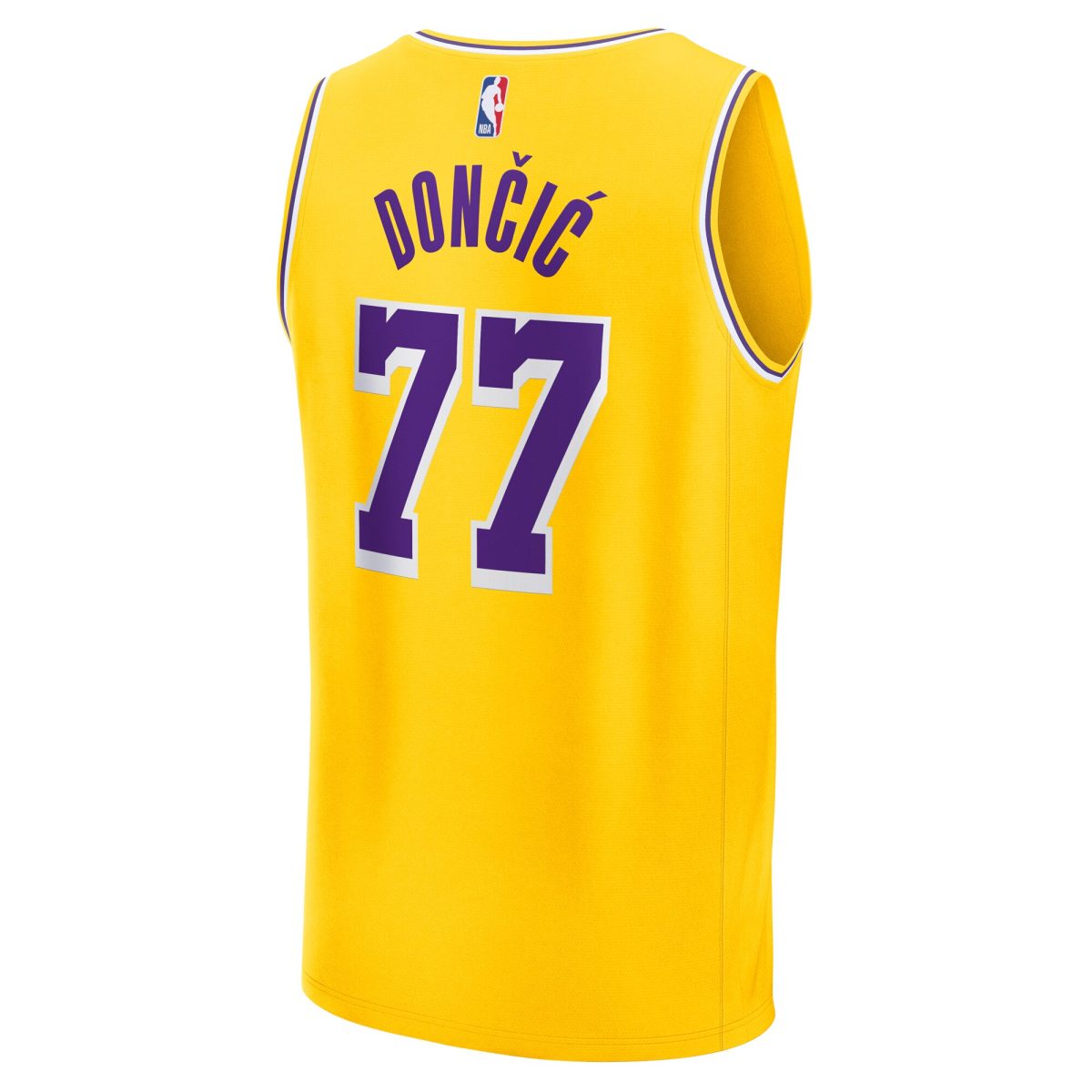 Official Los Angeles Lakers mens los angeles lakers luka dončić fanatics gold fast break replica player jersey – icon edition | Lakers Shop