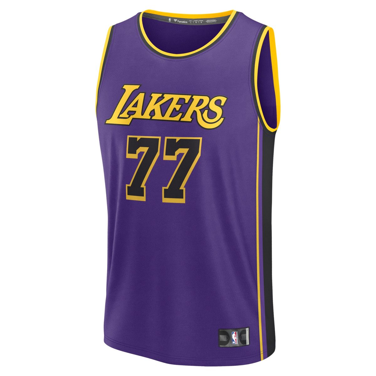 Official Los Angeles Lakers mens los angeles lakers luka dončić fanatics purple fast break player jersey – statement edition | Lakers Shop