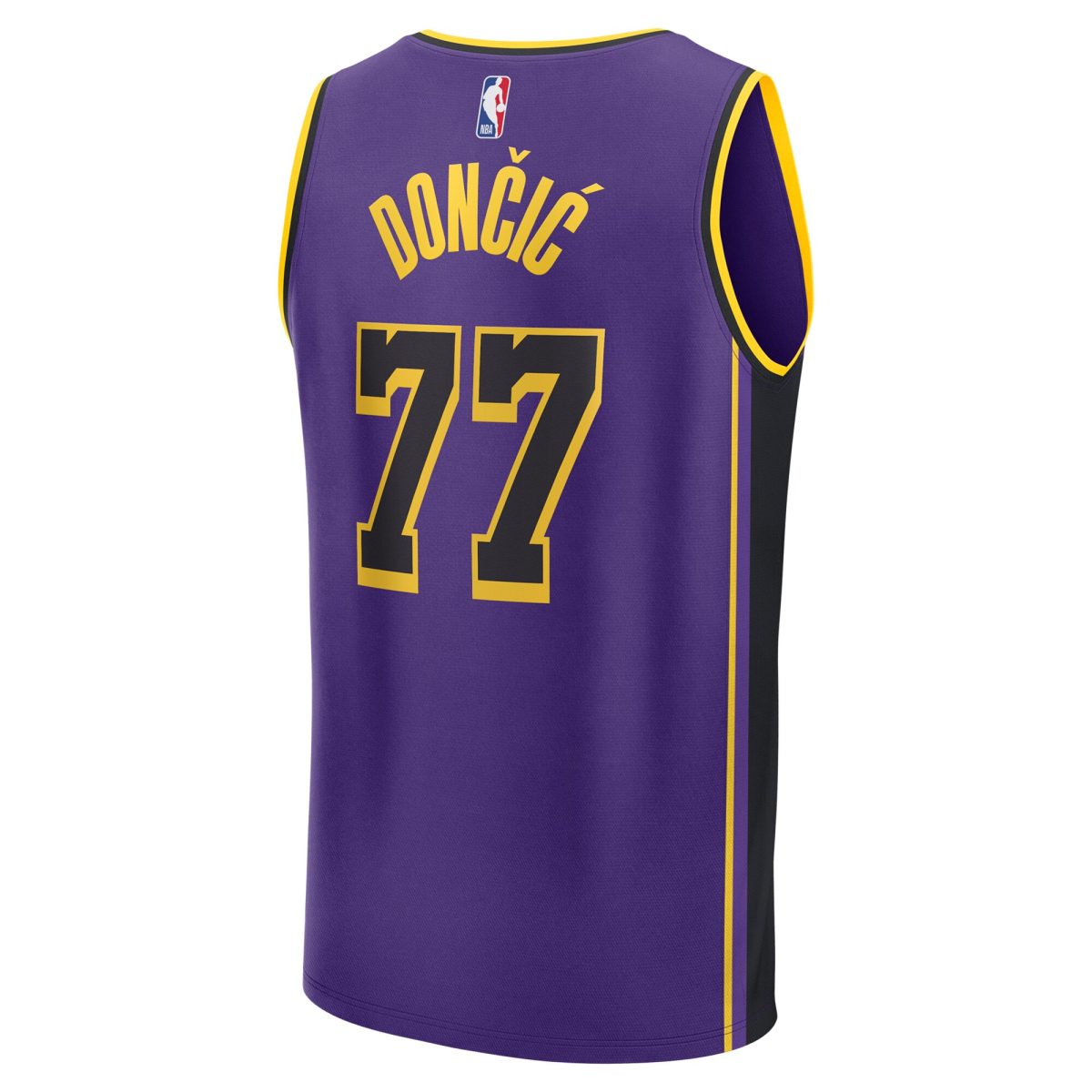 Official Los Angeles Lakers mens los angeles lakers luka dončić fanatics purple fast break player jersey – statement edition | Lakers Shop