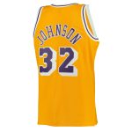 Official Los Angeles Lakers mens los angeles lakers magic johnson mitchell  ness gold 198485 hardwood classics swingman jersey | Lakers Shop