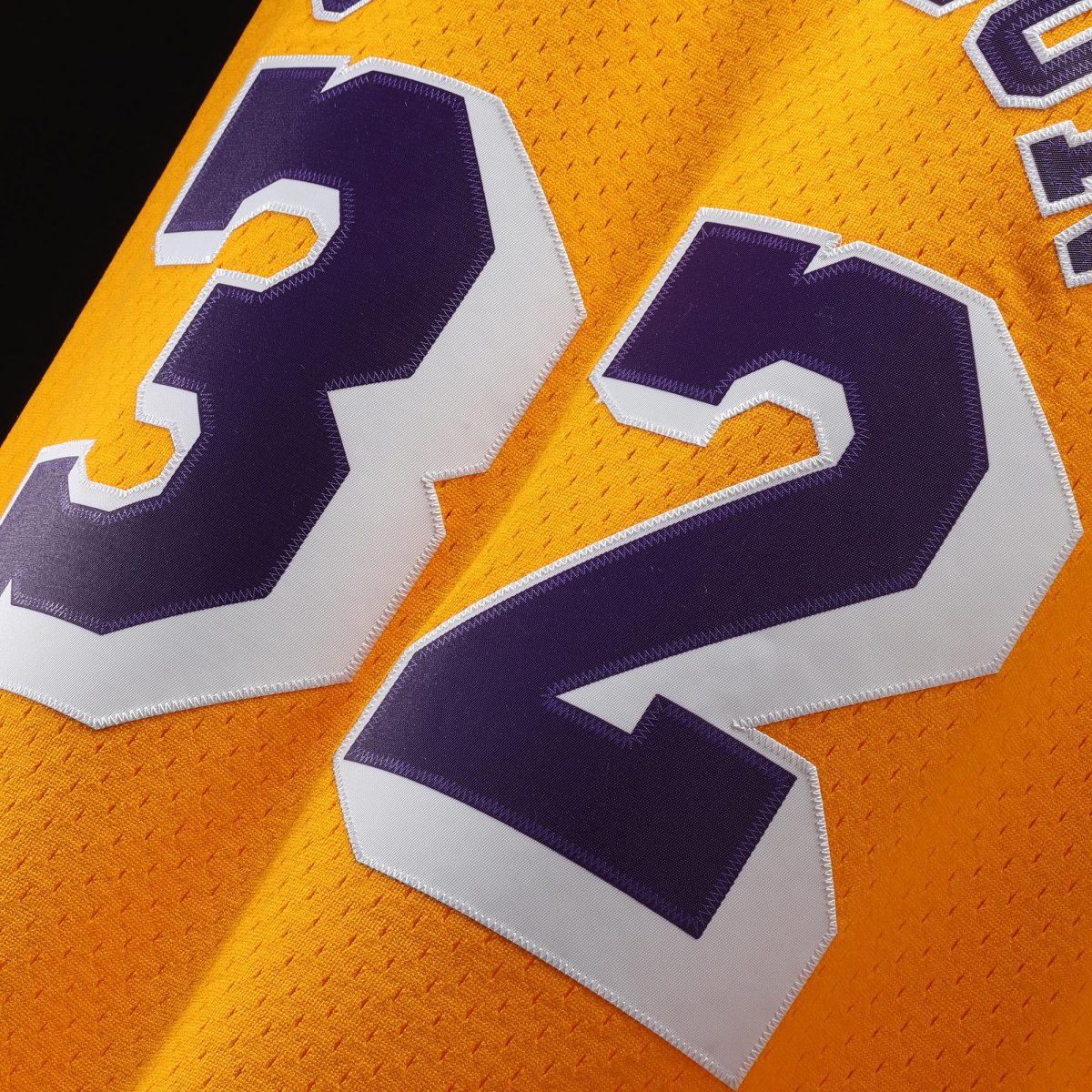 Official Los Angeles Lakers mens los angeles lakers magic johnson mitchell  ness gold 198485 hardwood classics swingman jersey | Lakers Shop