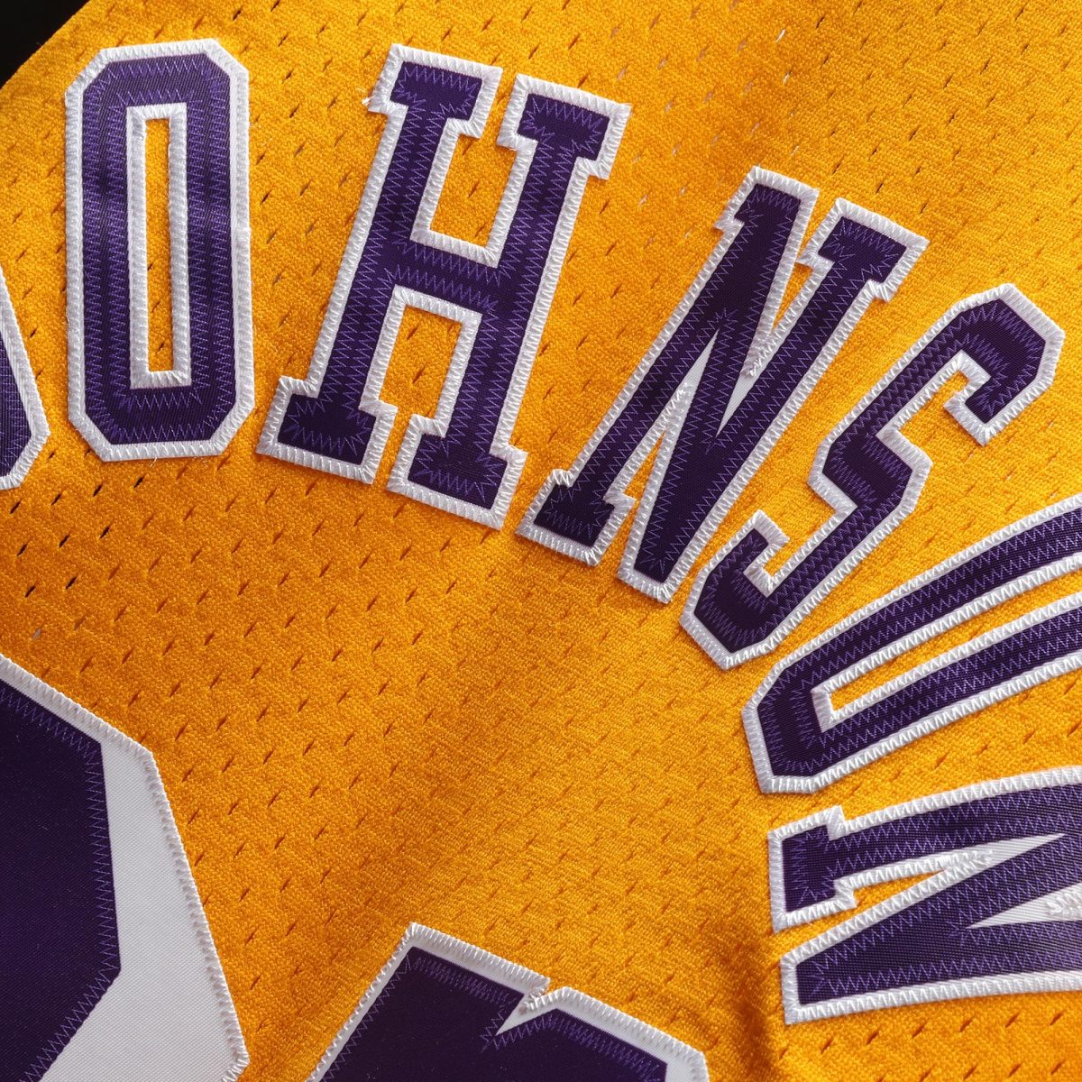 Official Los Angeles Lakers mens los angeles lakers magic johnson mitchell  ness gold 198485 hardwood classics swingman jersey | Lakers Shop