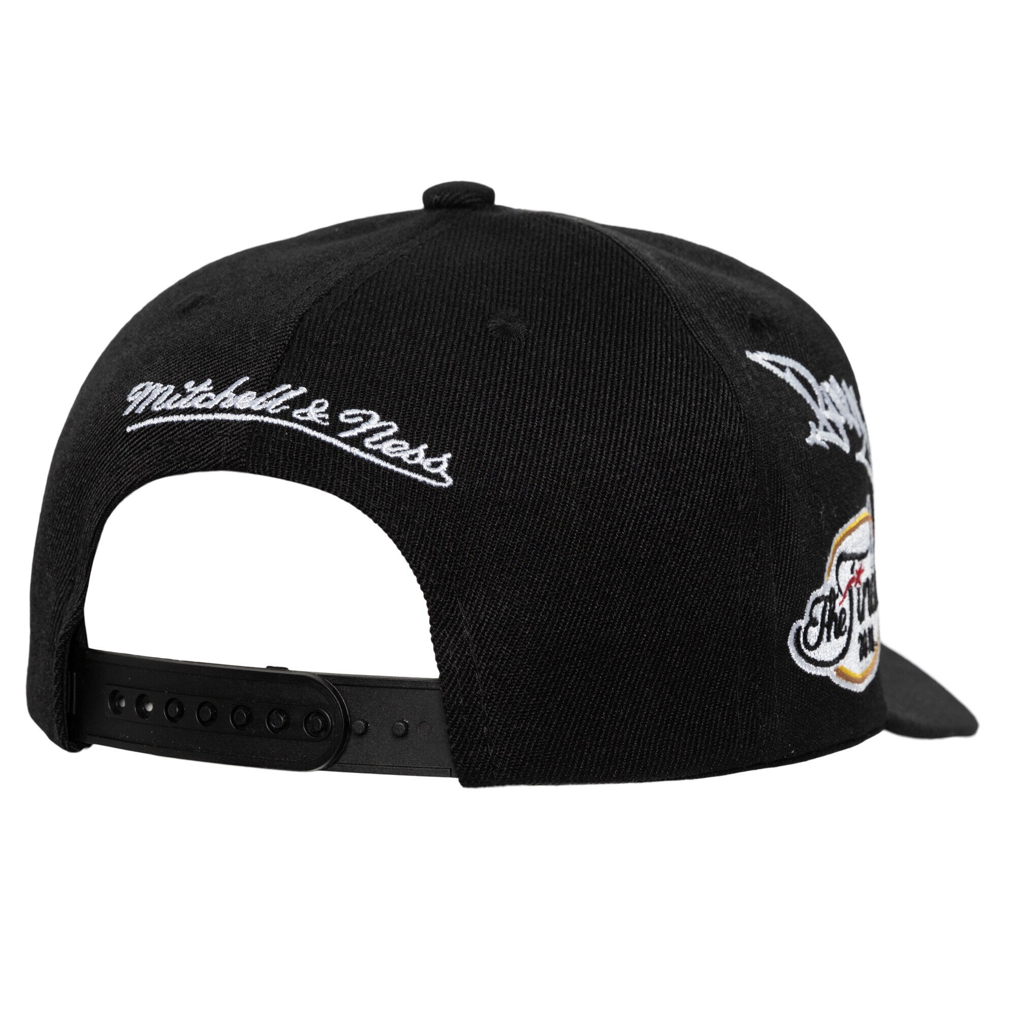Official Los Angeles Lakers mens los angeles lakers mitchell  ness black 2010 nba finals born to win pro crown adjustable hat | Lakers Shop