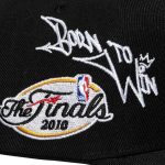 Official Los Angeles Lakers mens los angeles lakers mitchell  ness black 2010 nba finals born to win pro crown adjustable hat | Lakers Shop