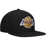 Official Los Angeles Lakers mens los angeles lakers mitchell  ness black shattered snapback hat | Lakers Shop