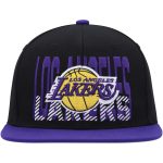 Official Los Angeles Lakers mens los angeles lakers mitchell  ness black soul cross check snapback | Lakers Shop