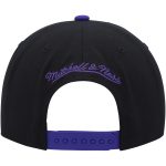 Official Los Angeles Lakers mens los angeles lakers mitchell  ness black soul cross check snapback | Lakers Shop