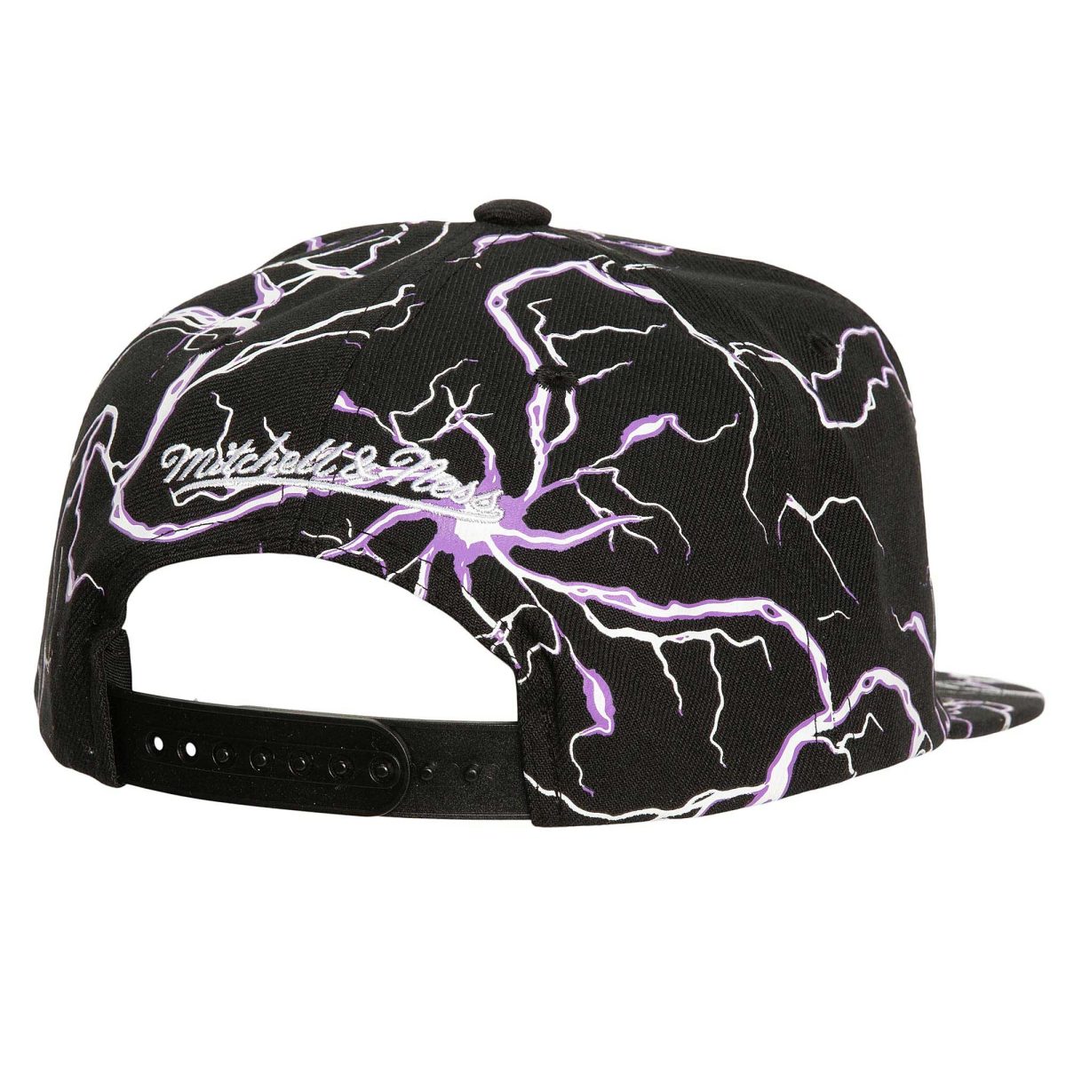 Official Los Angeles Lakers mens los angeles lakers mitchell  ness black storm season snapback hat | Lakers Shop
