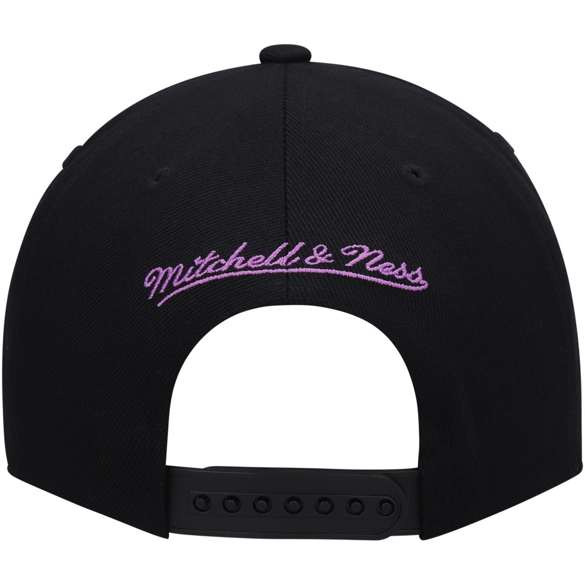 Official Los Angeles Lakers mens los angeles lakers mitchell  ness blackwhite hardwood classics wear away visor snapback hat | Lakers Shop