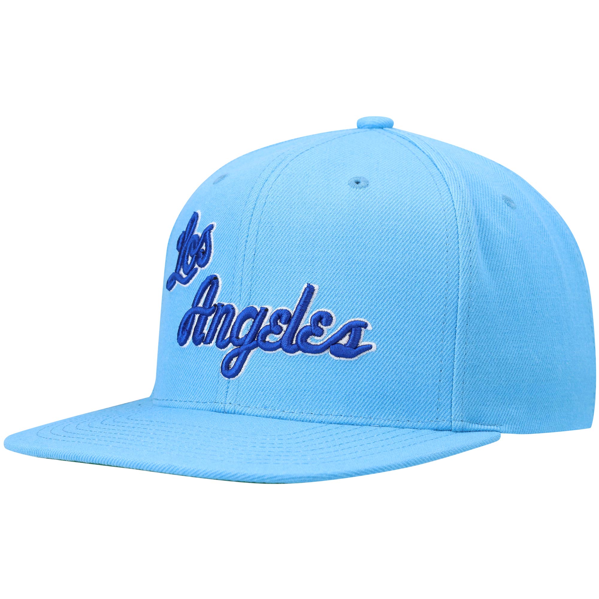 Official Los Angeles Lakers mens los angeles lakers mitchell  ness powder blue hardwood classics team ground 2.0 snapback hat | Lakers Shop